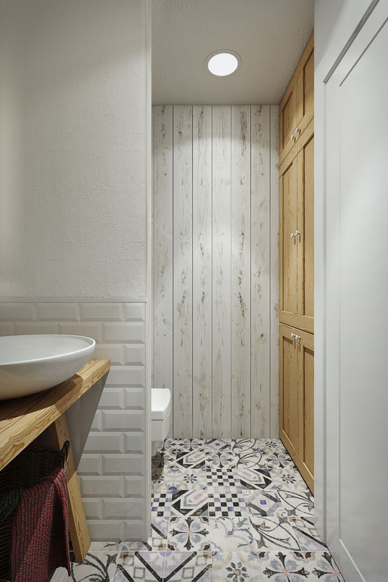 homify Salle de bain scandinave