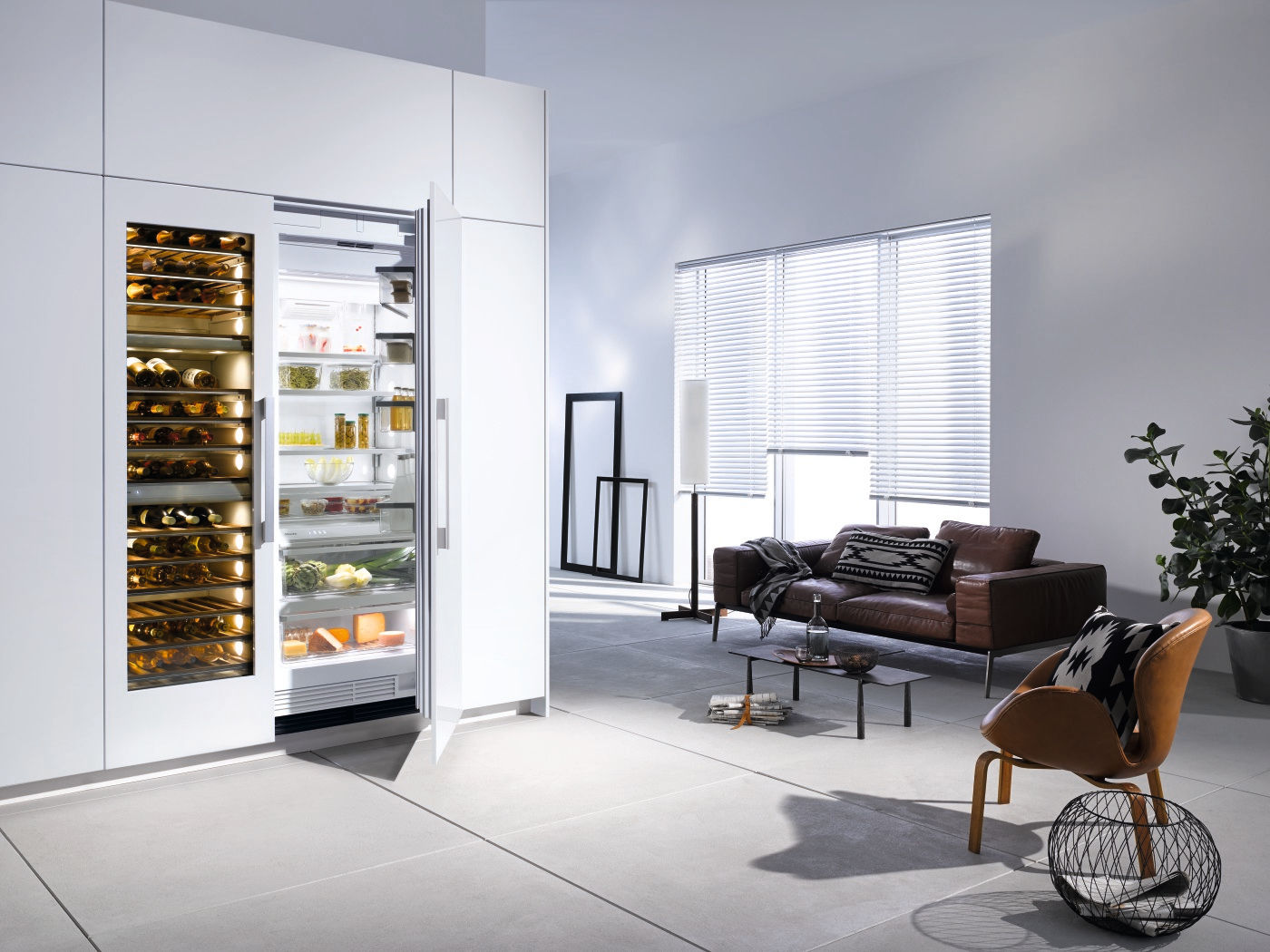 Miele Mastercool Refrigerator Hehku Cocinas de estilo moderno Electrónica