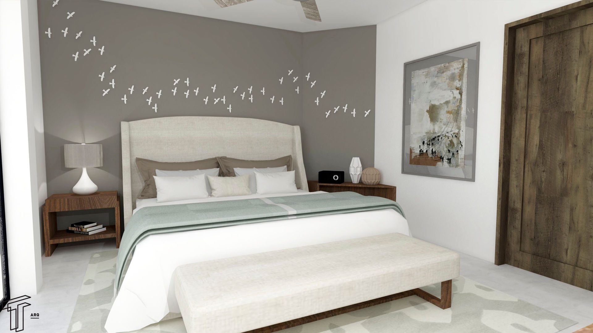 LG, TAMEN arquitectura TAMEN arquitectura Modern style bedroom