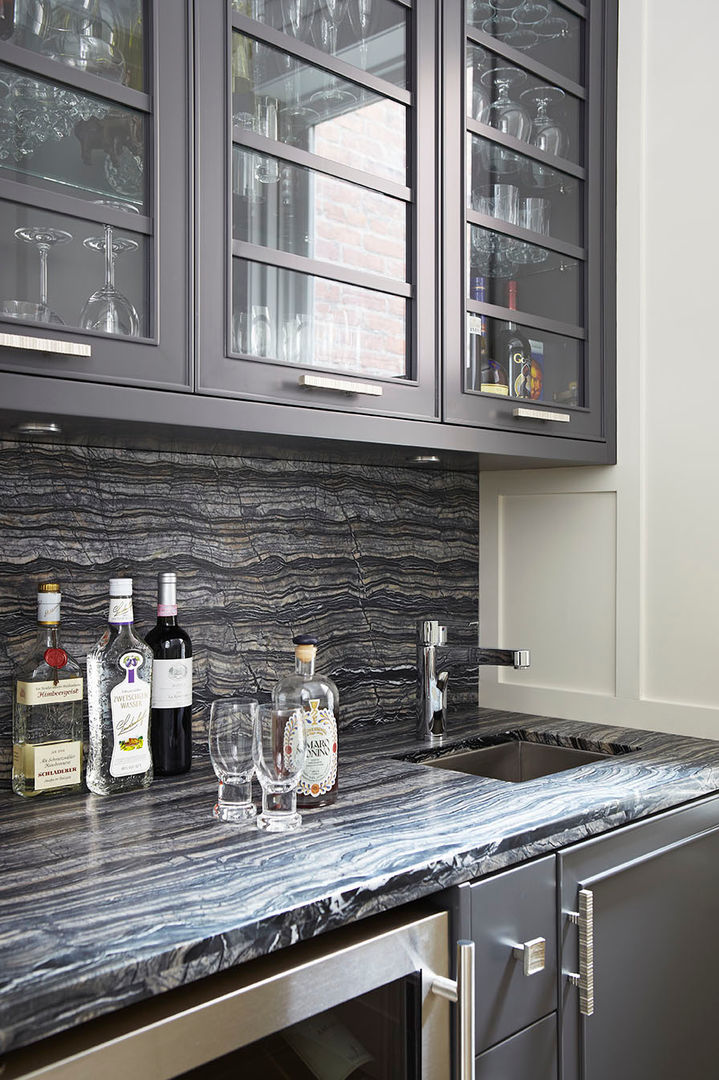 Bar Area Douglas Design Studio Kitchen bar,bar area,wine,wineroom,wine room,stone