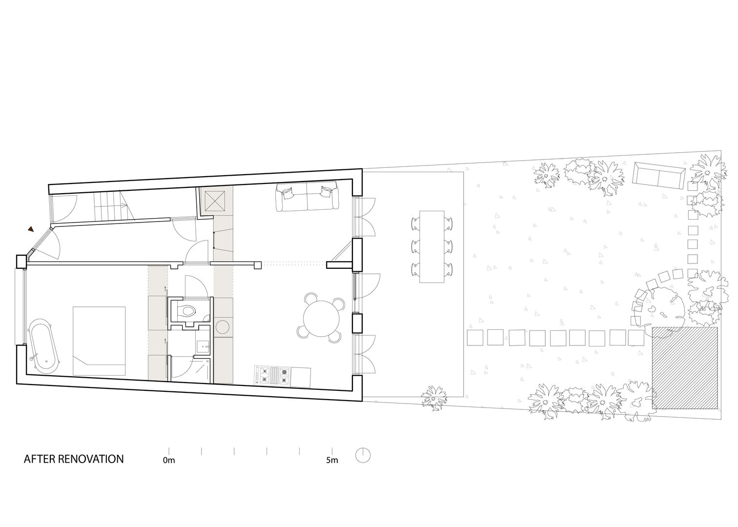 TINY APARTMENT WITH A GARDEN VIEW, Kumiki Kumiki