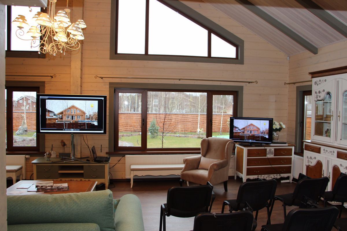 homify Living room Wood Wood effect