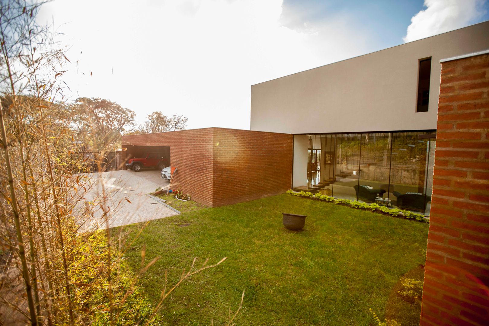 Casa Finca Cuyaya, Horizontal Arquitectos Horizontal Arquitectos Nowoczesne domy