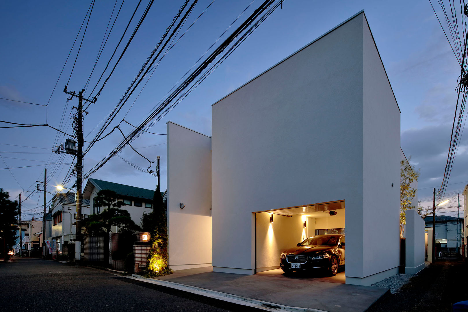 浜田山の家, 遠藤誠建築設計事務所(MAKOTO ENDO ARCHITECTS) 遠藤誠建築設計事務所(MAKOTO ENDO ARCHITECTS) Minimalistyczne domy