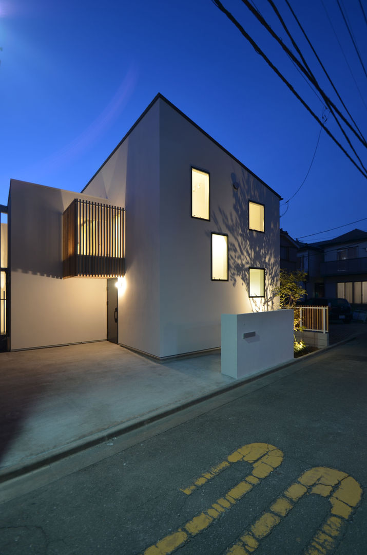 保谷Ｏ邸, 遠藤誠建築設計事務所(MAKOTO ENDO ARCHITECTS) 遠藤誠建築設計事務所(MAKOTO ENDO ARCHITECTS) Modern Evler