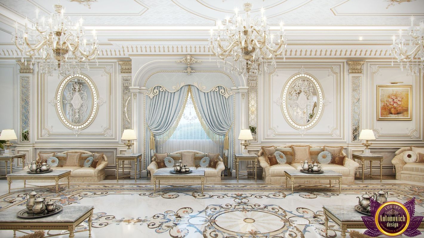 Perfect interiors of Katrina Antonovich, Luxury Antonovich Design Luxury Antonovich Design غرفة المعيشة