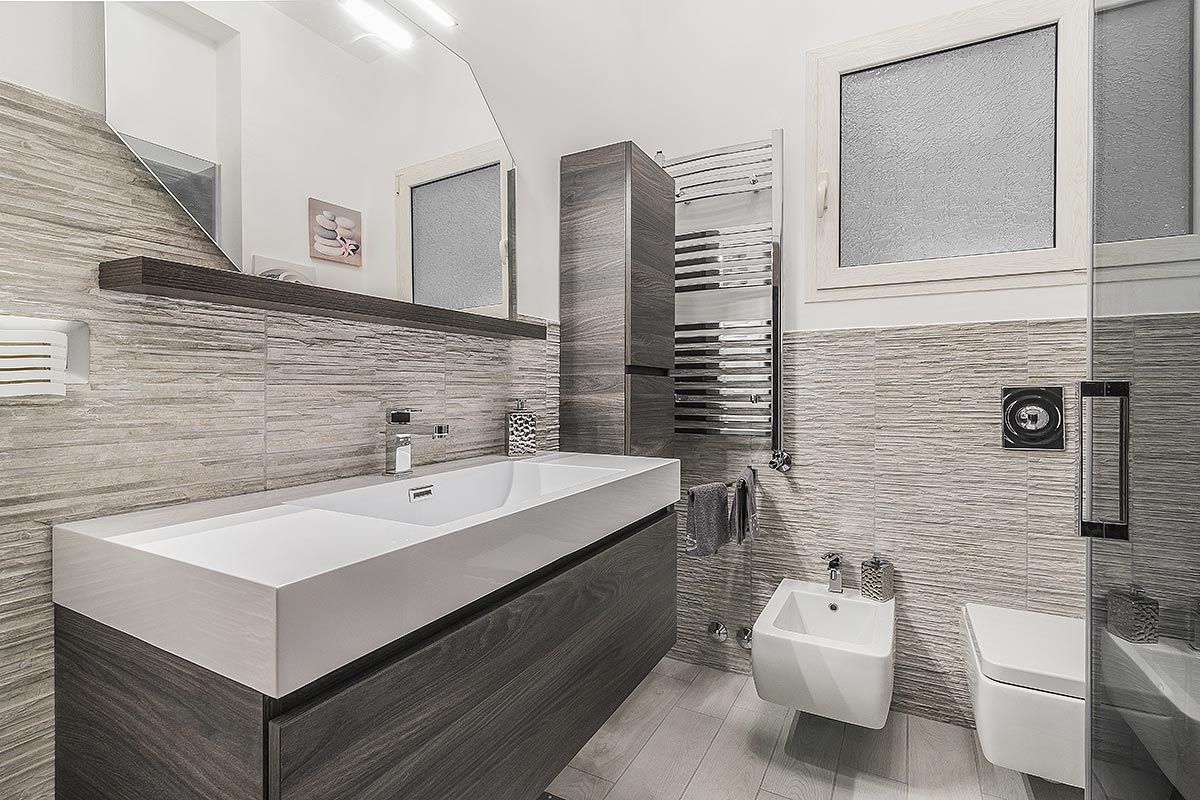 Ristrutturazione appartamento Roma, Genzano, Facile Ristrutturare Facile Ristrutturare Modern Banyo