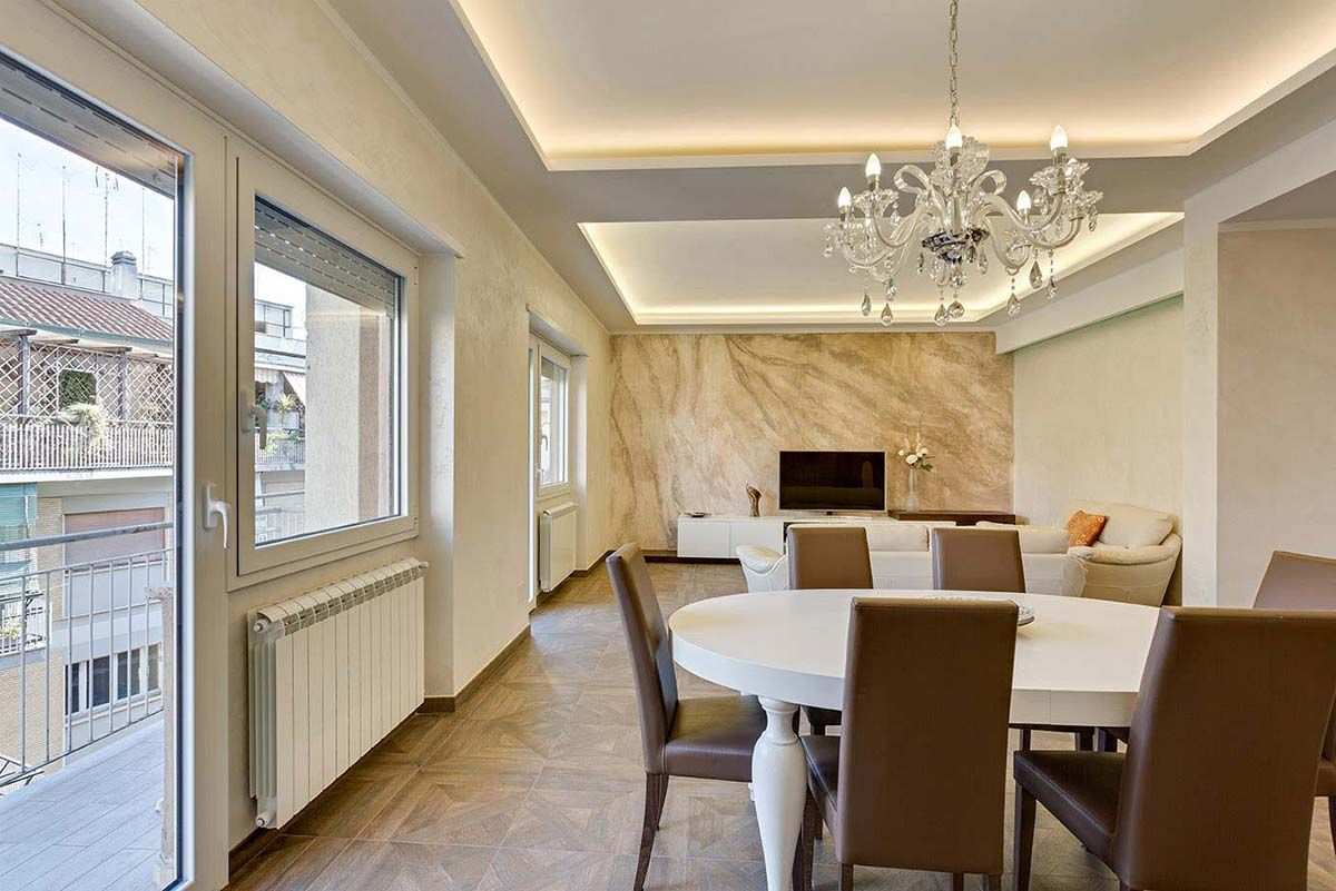 Ristrutturazione appartamento Roma, Prenestino, Facile Ristrutturare Facile Ristrutturare Modern dining room