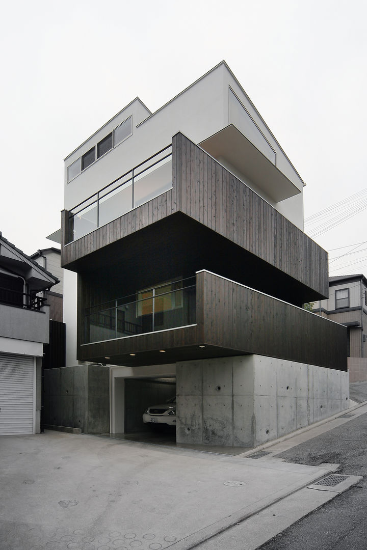 haus-kuro, 一級建築士事務所haus 一級建築士事務所haus Rumah Gaya Skandinavia Kayu Wood effect