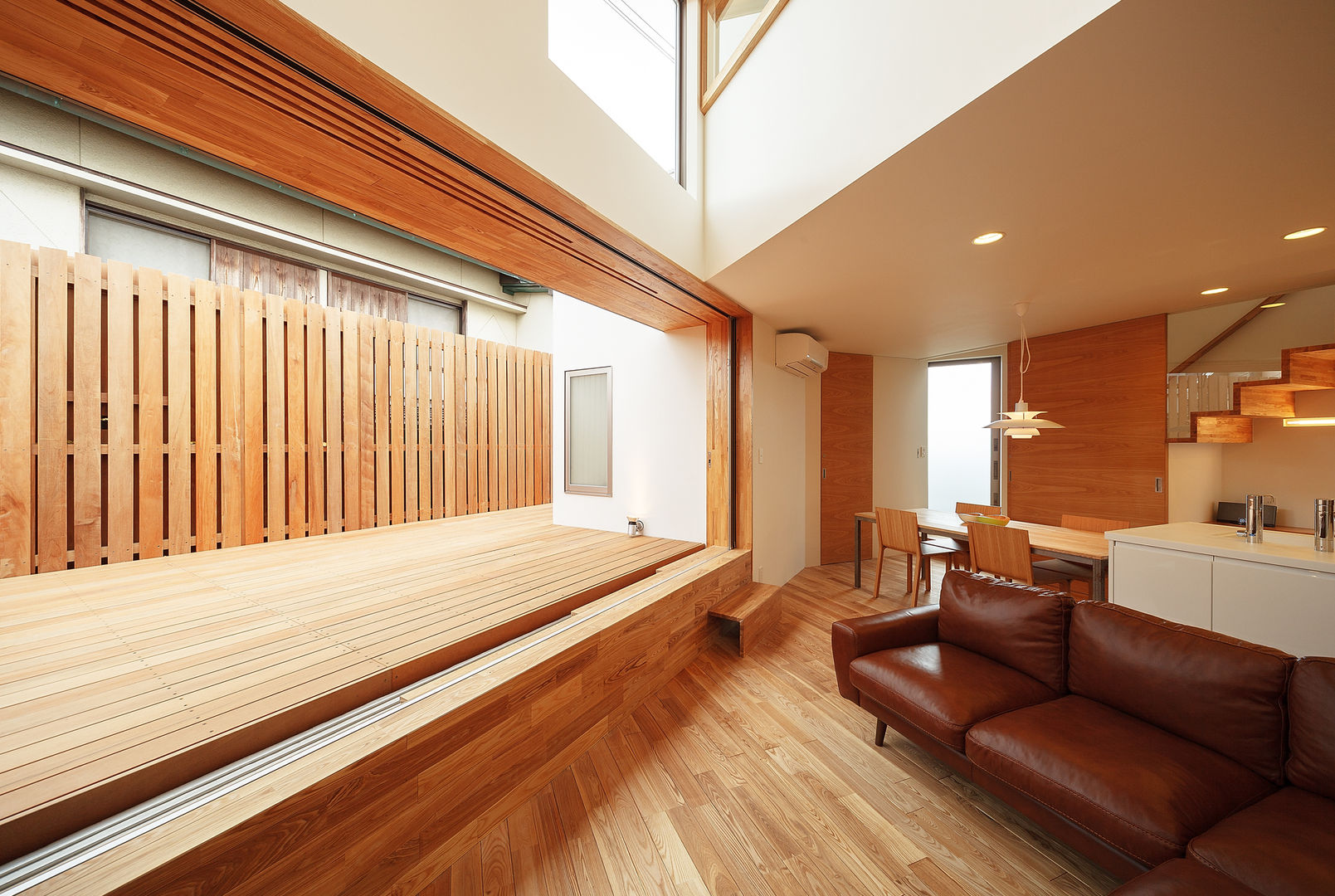 haus-kaap, 一級建築士事務所haus 一級建築士事務所haus Living room Wood Wood effect