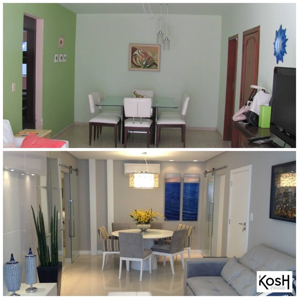 Antes e Depois, KOSH Arquitetura & Interiores KOSH Arquitetura & Interiores