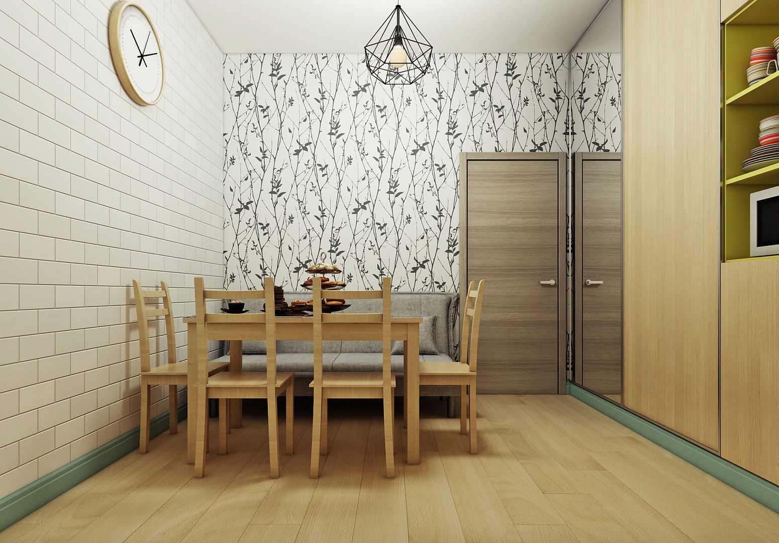 Офис ресторана., Orlova-design Orlova-design Scandinavian style dining room