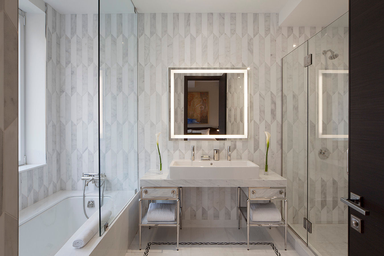 Penthouses and Guestrooms, Joe Ginsberg Design Joe Ginsberg Design Modern Banyo