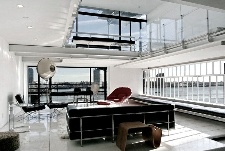 Living Room- Historic Preservation - Paul Rudolph Estate Joe Ginsberg Design Modern living room