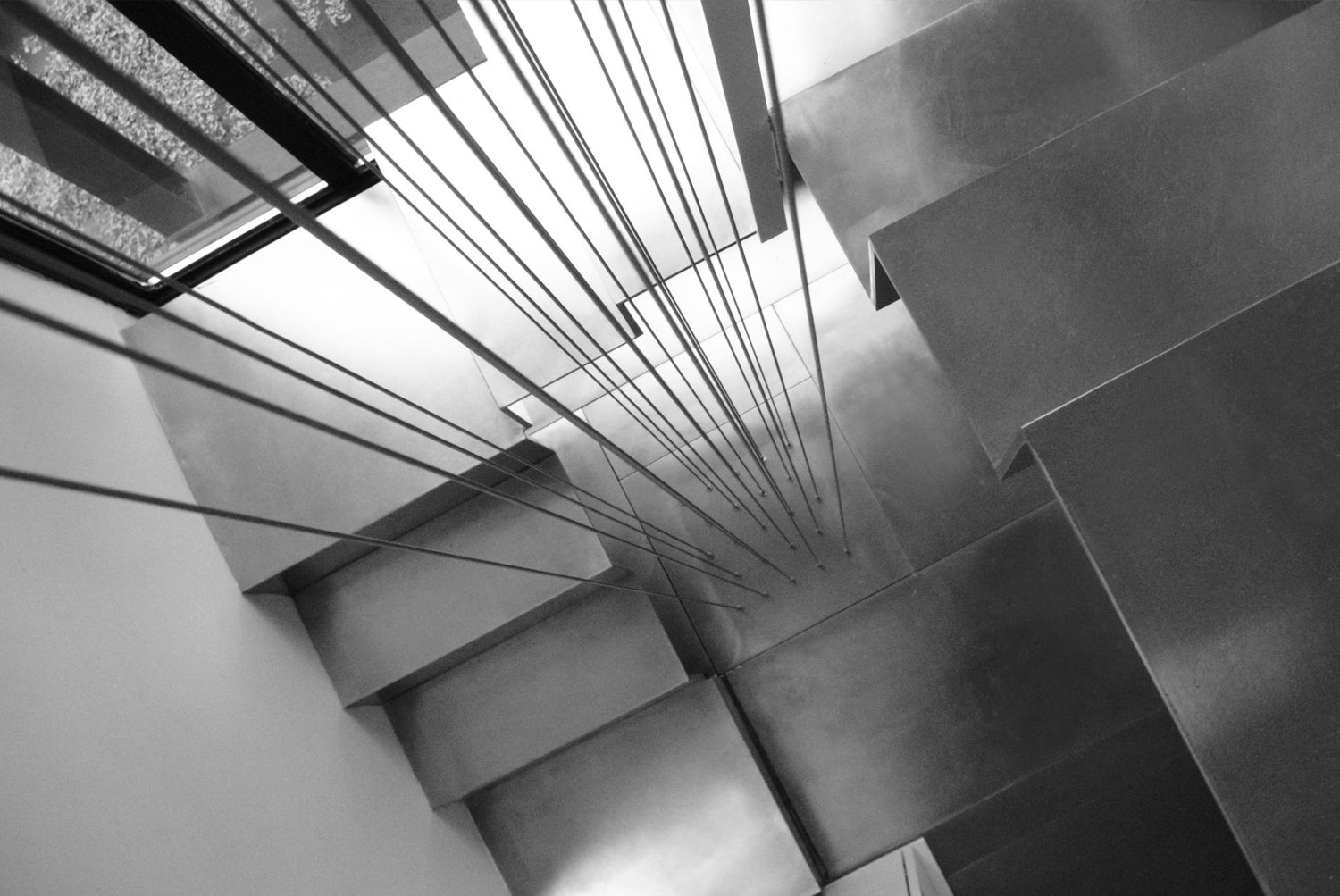 Stairs - Historic Preservation - Paul Rudolph Estate Joe Ginsberg Design Modern corridor, hallway & stairs