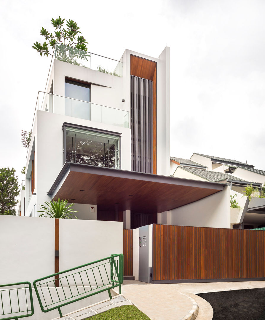Courtyard House, ming architects ming architects 現代房屋設計點子、靈感 & 圖片