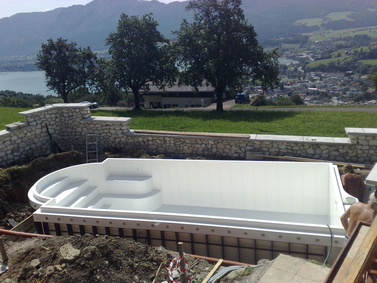 Piscina interrata in polipropilene su misura senza stampo , Aquazzura Piscine Aquazzura Piscine Albercas modernas