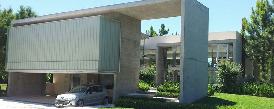 INGRESO ESTUDIO ARQUITECTURA Casas modernas Betão CONCRETE,HORMIGON VISTO,CONCRETE HOME,PROFILIT