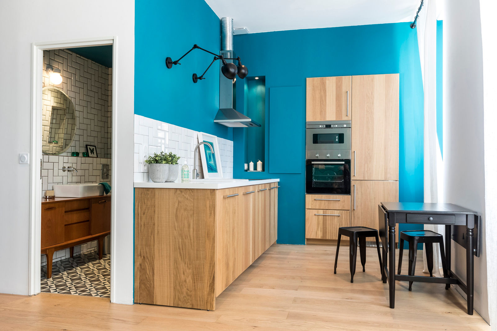 Blue Velvet, Insides Insides Eclectic style kitchen Wood Wood effect