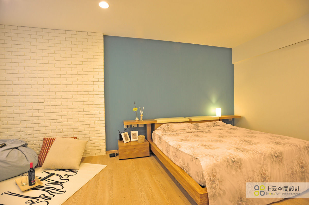 宜蘭三層透天北歐宅, 上云空間設計 上云空間設計 Scandinavian style bedroom
