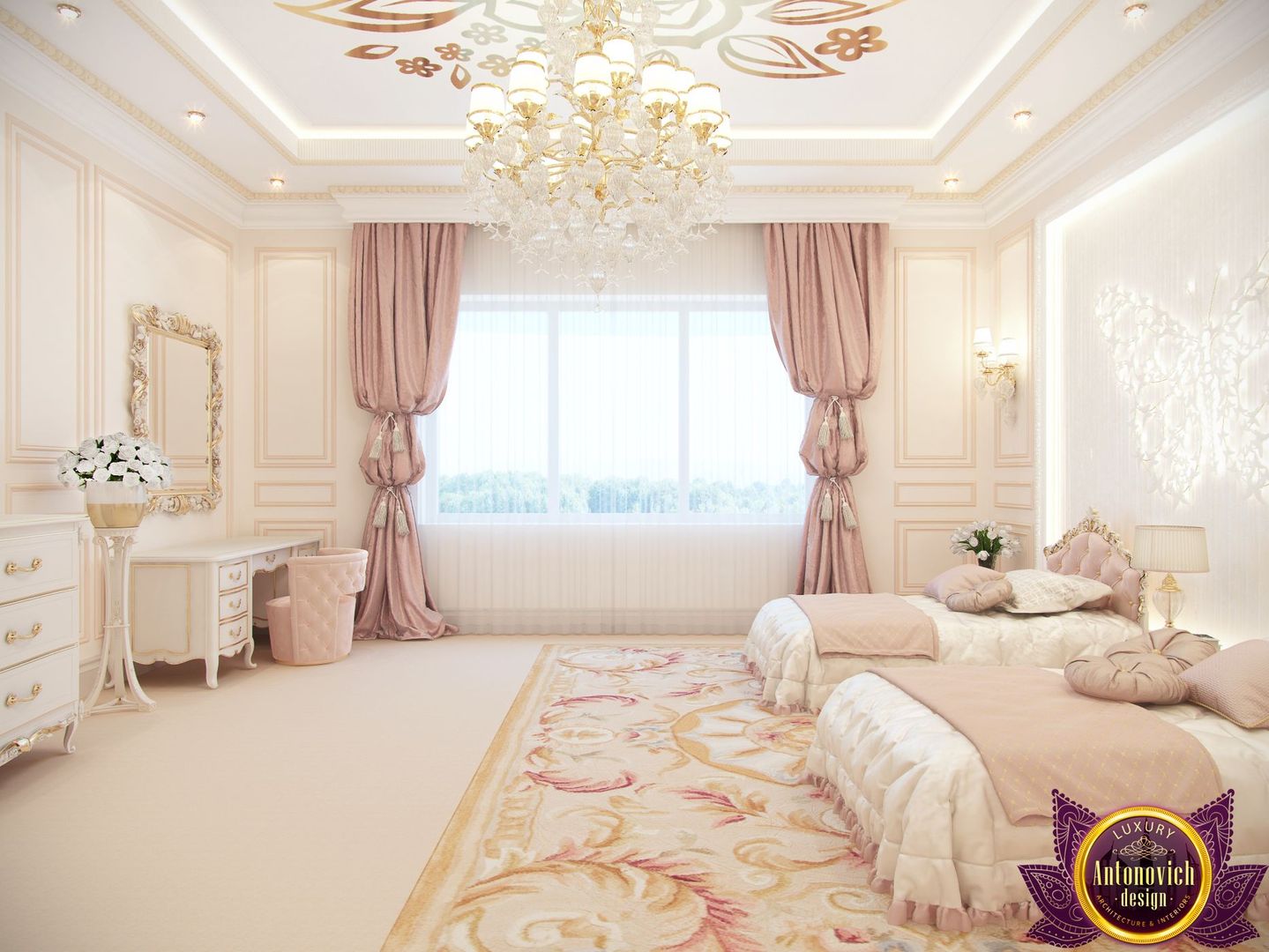 Kids bedroom ideas of Katrina Antonovich, Luxury Antonovich Design Luxury Antonovich Design Classic style bedroom