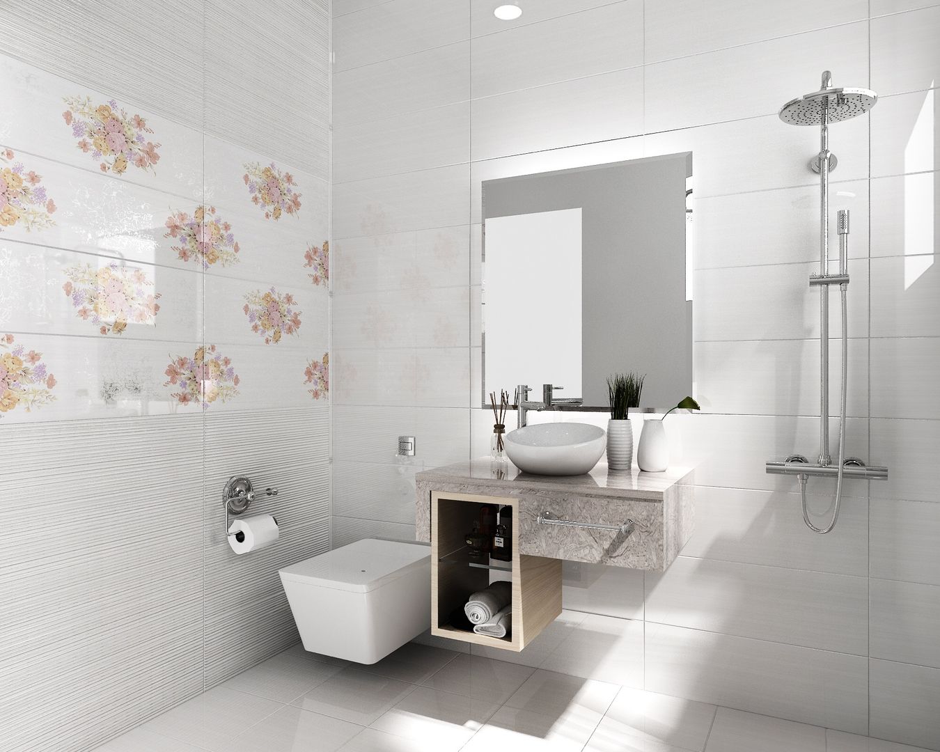房屋新建 整修修繕 農舍別墅 景觀工程 homify Classic style bathroom Tiles