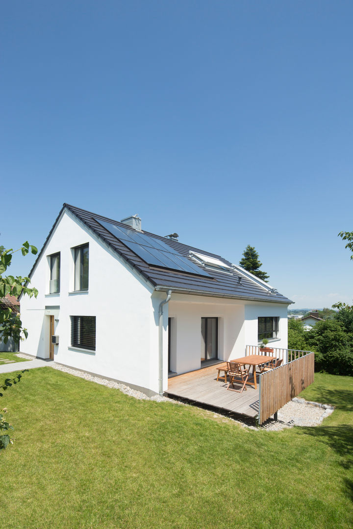 EFH H-K., brack architekten brack architekten Moderne huizen Hout Hout