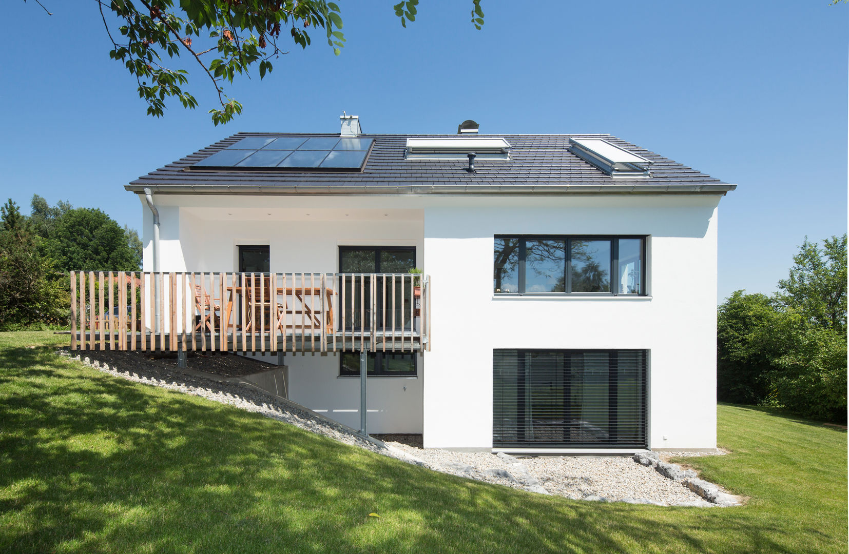 EFH H-K., brack architekten brack architekten Moderne huizen Hout Hout