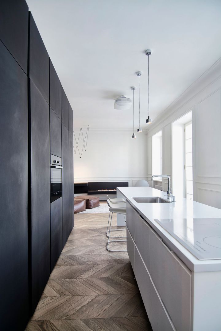 Интерьер AM, INT2architecture INT2architecture Minimalist kitchen