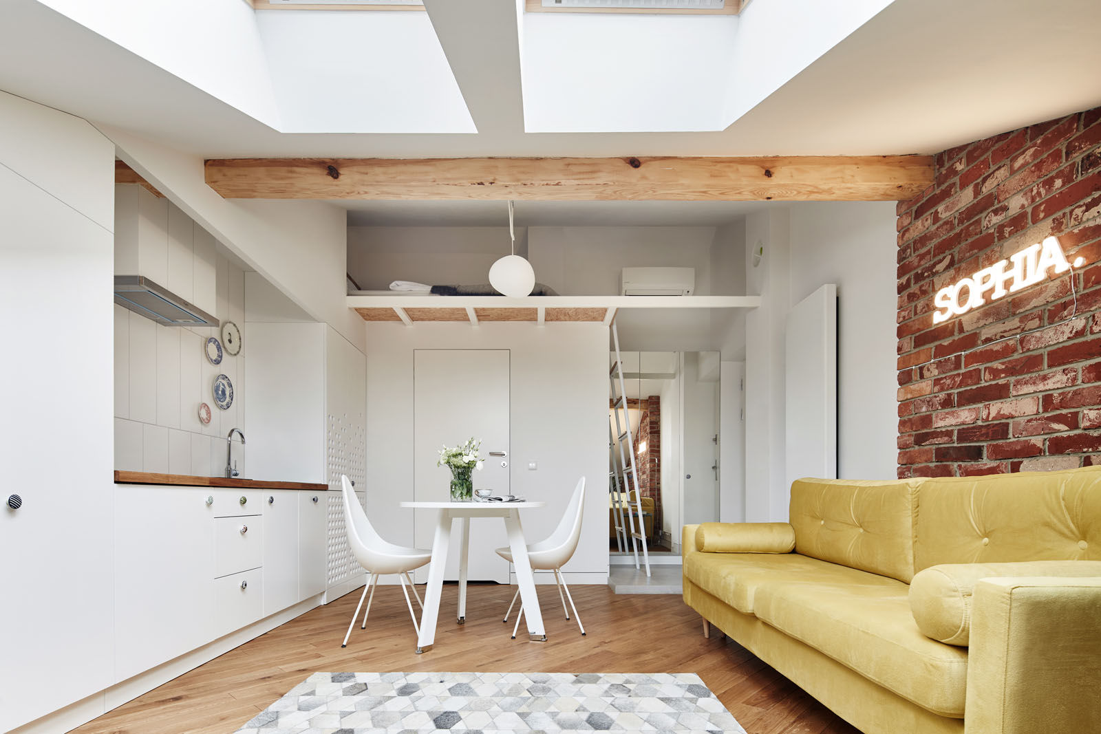 Sophia Apartment, BLACKHAUS BLACKHAUS Soggiorno in stile scandinavo