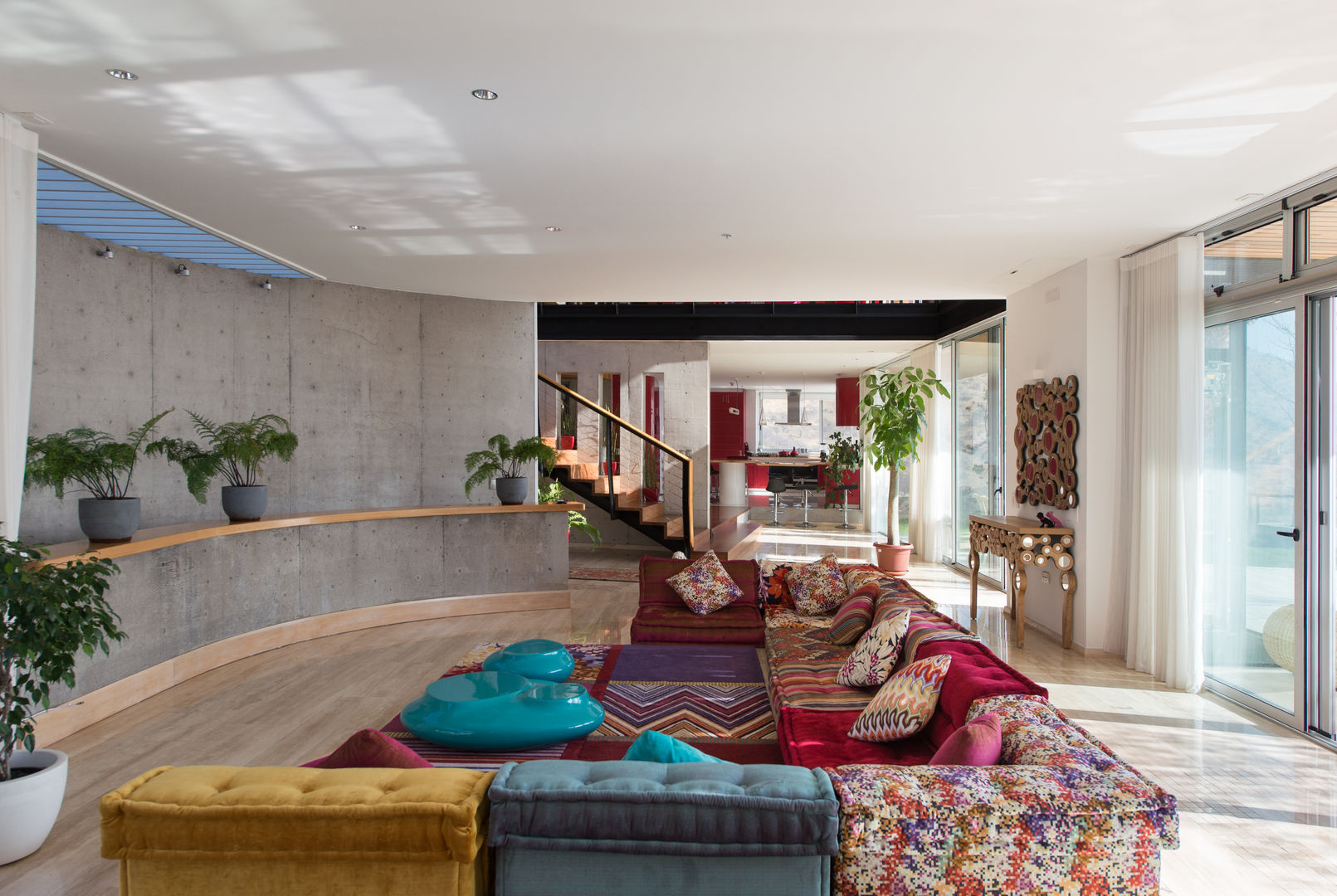 Casa Chamisero, GITC GITC Livings de estilo moderno Concreto