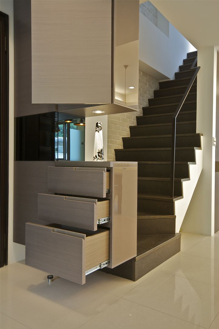 木柵林, 觀林設計 觀林設計 Pasillos, vestíbulos y escaleras modernos