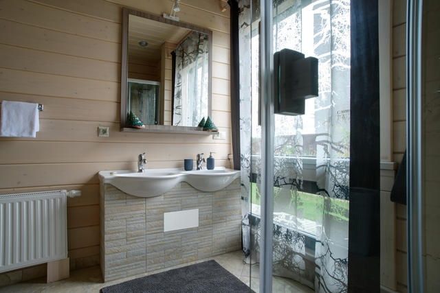 СП-265, GOOD WOOD GOOD WOOD Ванная комната в стиле модерн