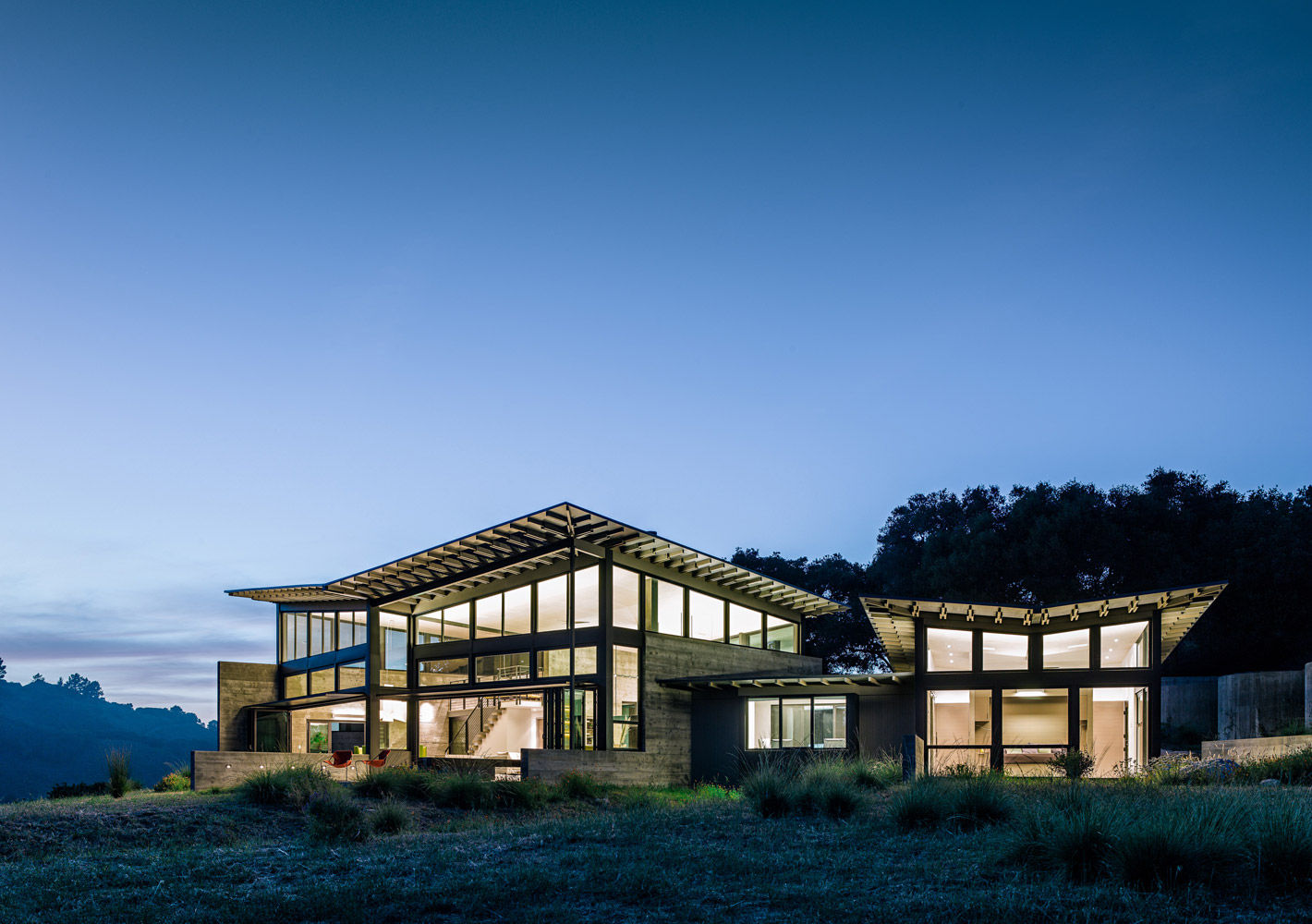 Butterfly House, Feldman Architecture Feldman Architecture Modern home Concrete