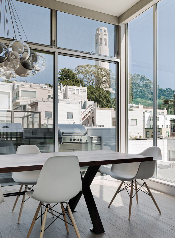 Telegraph Hill, Feldman Architecture Feldman Architecture Modern dining room