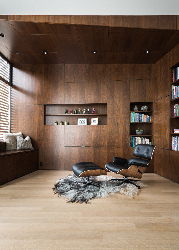 Fitty Wun, Feldman Architecture Feldman Architecture Modern Study Room and Home Office