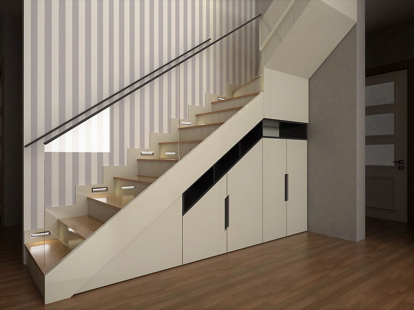 Modern house, Murat Aksel Architecture Murat Aksel Architecture Modern Corridor, Hallway and Staircase Wood Wood effect