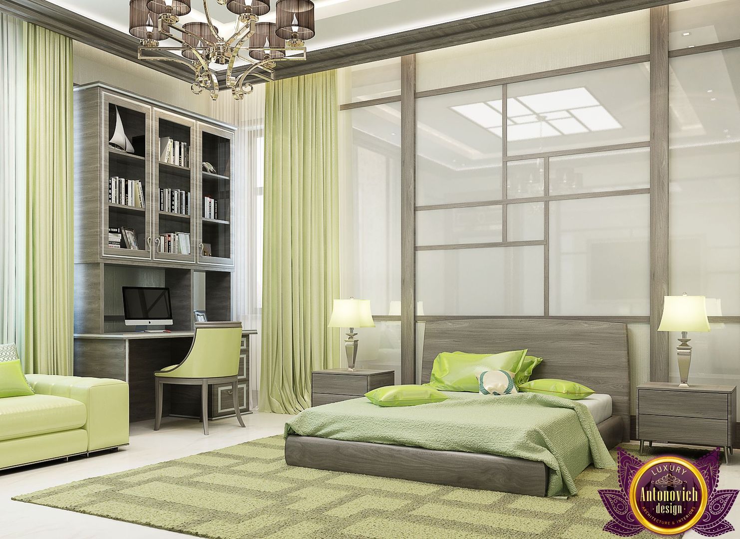 Bedroom design ideas of Katrina Antonovich 1, Luxury Antonovich Design Luxury Antonovich Design Habitaciones de estilo minimalista