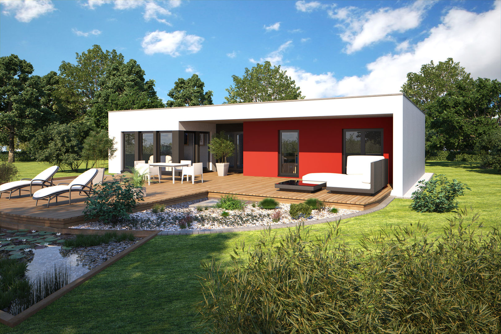 Bungalowserie One, Bärenhaus GmbH - das fertige Haus Bärenhaus GmbH - das fertige Haus บ้านและที่อยู่อาศัย