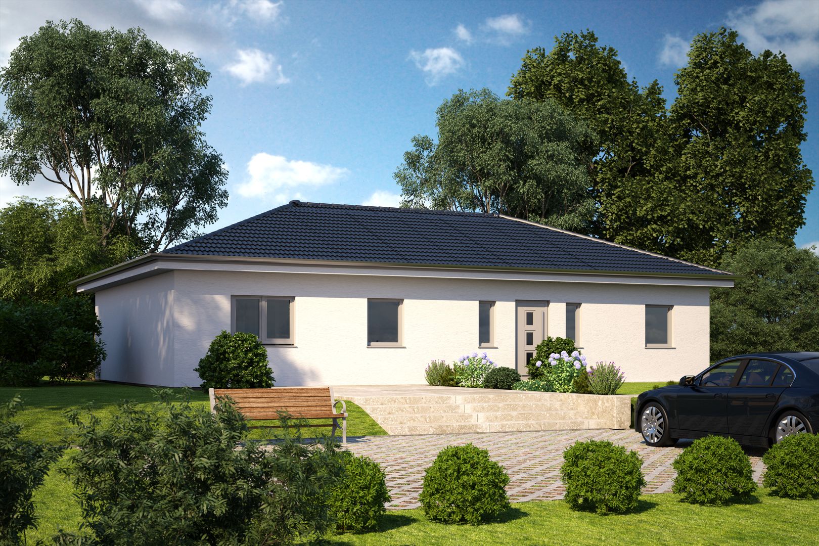 Bungalowserie One, Bärenhaus GmbH - das fertige Haus Bärenhaus GmbH - das fertige Haus บ้านและที่อยู่อาศัย