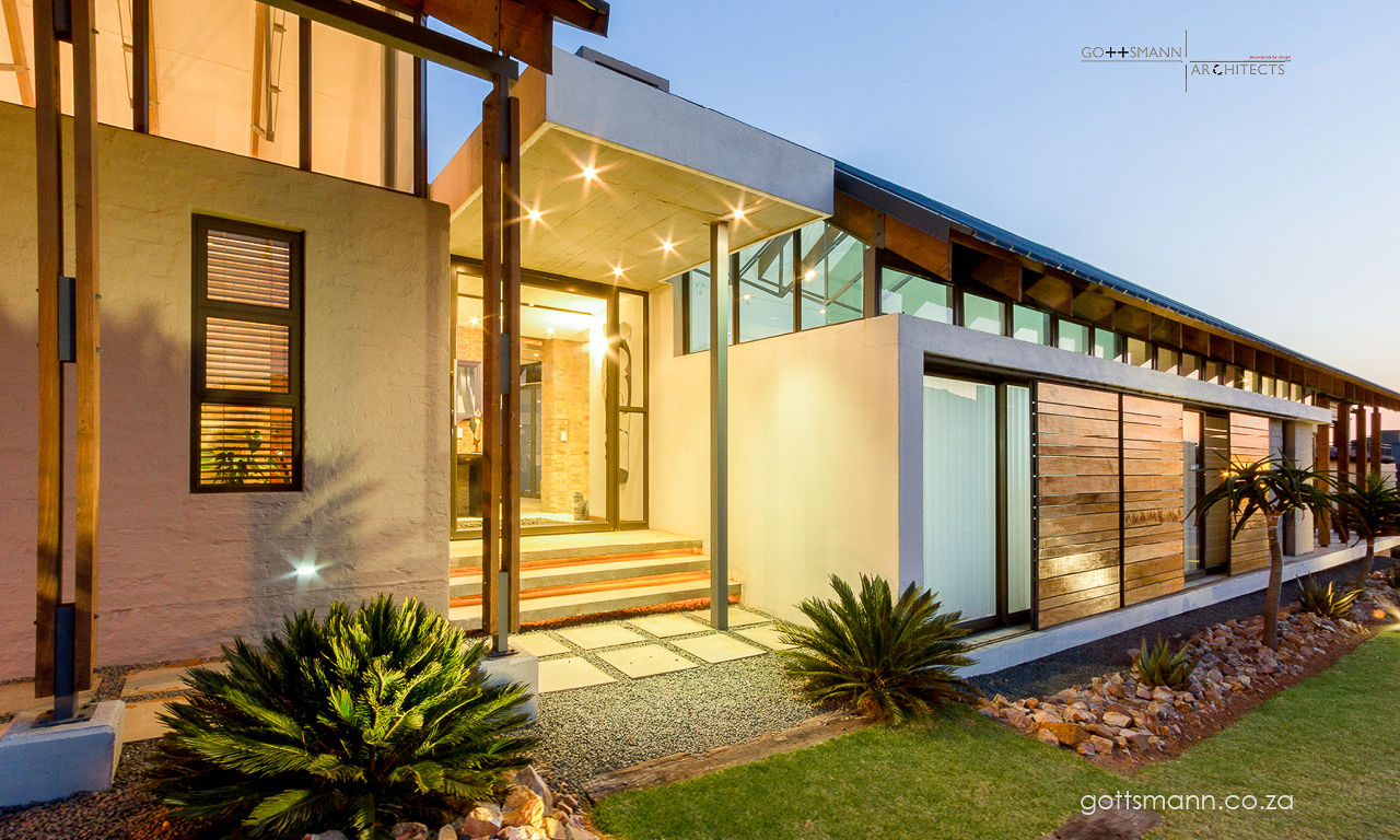 ​Contemporary Farm house homify Country style house Timber column,Farmhouse,Screens,Rustic,Lights,Steps,bagwash