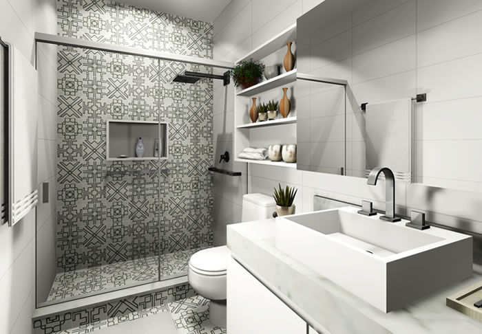 Residência ROS, Bloco Z Arquitetura Bloco Z Arquitetura Modern bathroom