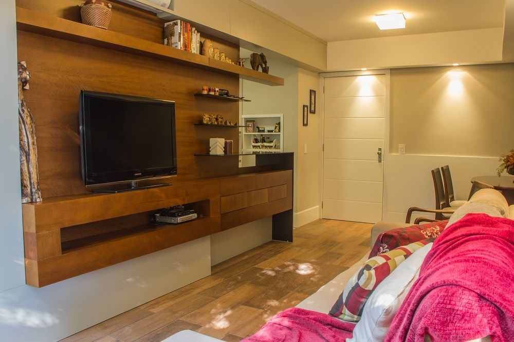 Apartamento S204, Bloco Z Arquitetura Bloco Z Arquitetura غرفة المعيشة