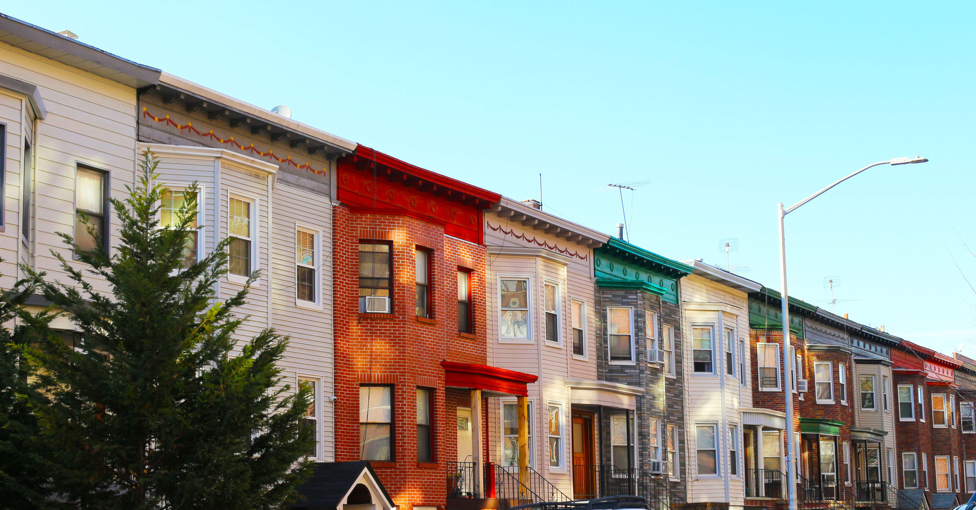 Colorful houses in Brooklyn New York homify