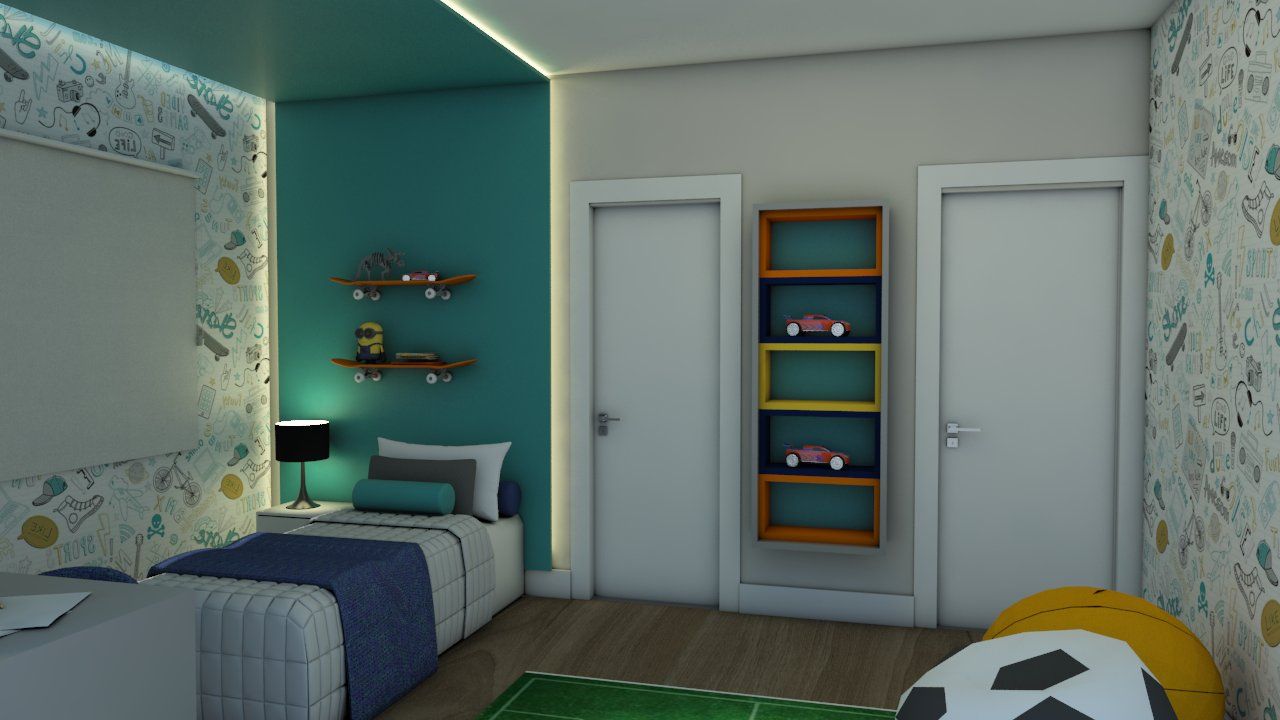 casa BG - revisão de projeto arquitetônico, projeto de detalhamento e de interiores, Mais Arquitetura 34 Mais Arquitetura 34 Classic style nursery/kids room