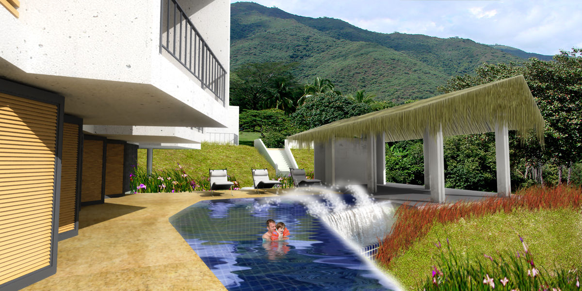 CASA L2_ San Jerónimo - Antioquia, @tresarquitectos @tresarquitectos Nhà phong cách tối giản