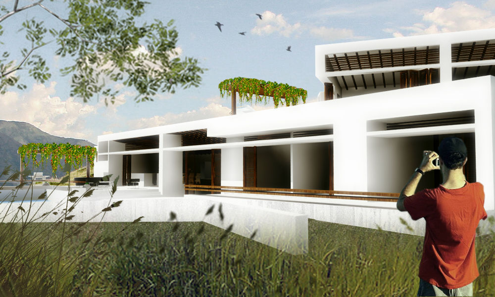 CASA _ M+A _ Santa Fe de Antioquia @tresarquitectos Casas de estilo minimalista