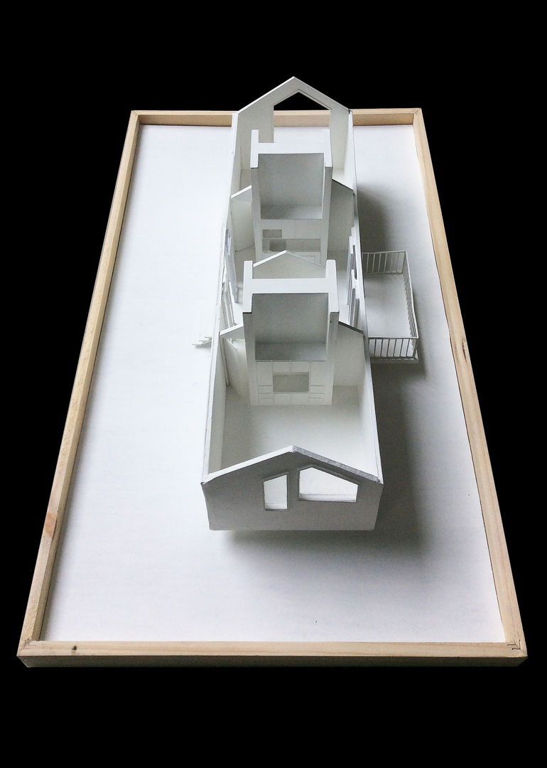 Prototipo Extend _ Viviendas Refugio 27-47-67 @tresarquitectos Casas modernas