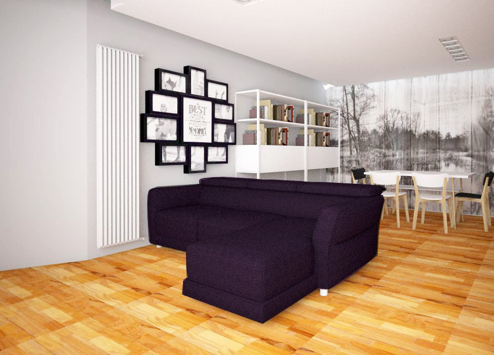 Living in stile scandinavo a Bolzano Progetto on-line, Designer-in di Rosita Simeoli Designer-in di Rosita Simeoli Living room Accessories & decoration