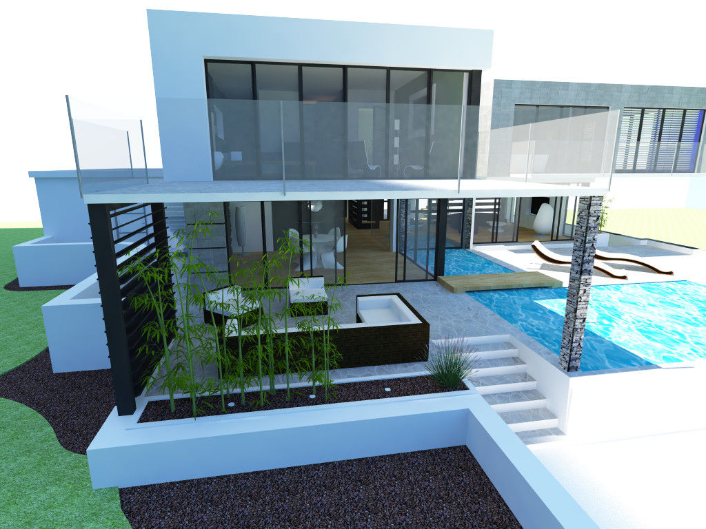 Projeto Moradia, AS-Arquidesign AS-Arquidesign Casas modernas Concreto reforzado